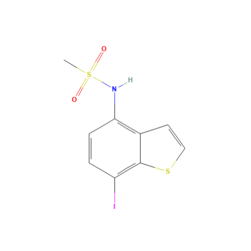 N-(7-iodo-1-benzothiophen-4-yl)methanesulfonamide (CAS: 1428882-22-7) - Related Chemical Product