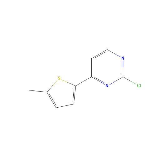 2-chloro-4-(5-methylthiophen-2-yl)pyrimidine (CAS: 893441-82-2) - Related Chemical Product