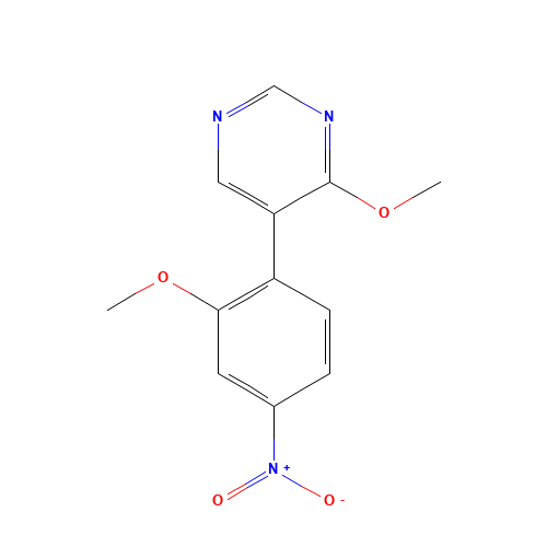 4-methoxy-5-(2-methoxy-4-nitrophenyl)pyrimidine (CAS: 1357094-87-1) - Related Chemical Product