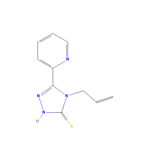4-prop-2-enyl-3-pyridin-2-yl-1H-1,2,4-triazole-5-thione (CAS: 91813-63-7) - Related Chemical Product