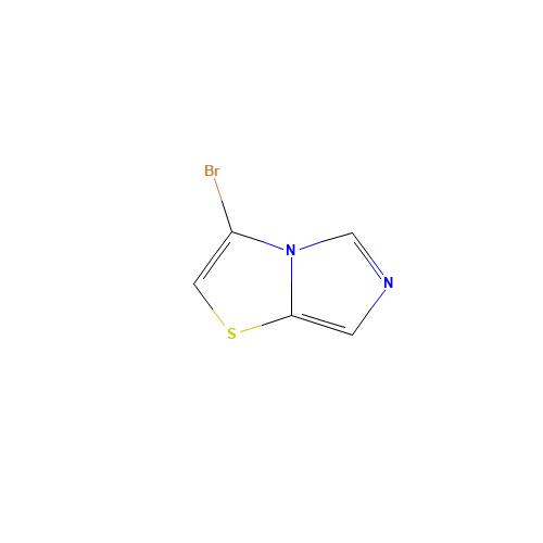 3-bromoimidazo[5,1-b][1,3]thiazole (CAS: 1279721-68-4) - Chemical Structure and Molecular Formula 