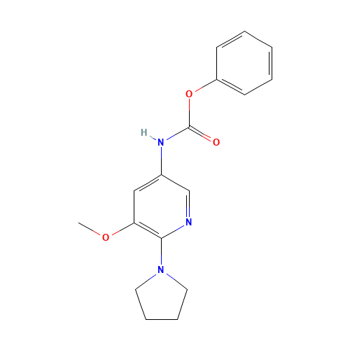 phenyl N-(5-methoxy-6-pyrrolidin-1-ylpyridin-3-yl)carbamate (CAS: 1419604-03-7) - Related Chemical Product
