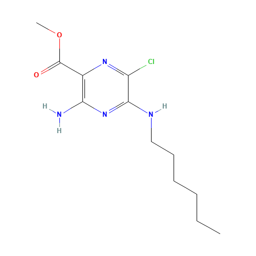 methyl 3-amino-6-chloro-5-(hexylamino)pyrazine-2-carboxylate (CAS: 1472-27-1) - Related Chemical Product