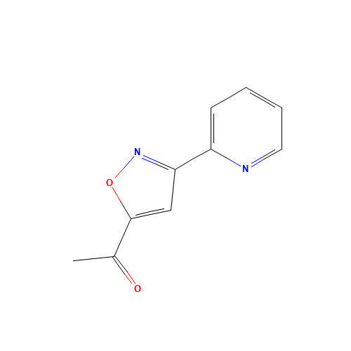 1-(3-pyridin-2-yl-1,2-oxazol-5-yl)ethanone (CAS: 889939-02-0) - Related Chemical Product