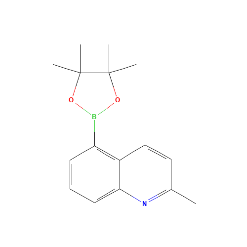 2-methyl-5-(4,4,5,5-tetramethyl-1,3,2-dioxaborolan-2-yl)quinoline (CAS: 876922-75-7) - Related Chemical Product