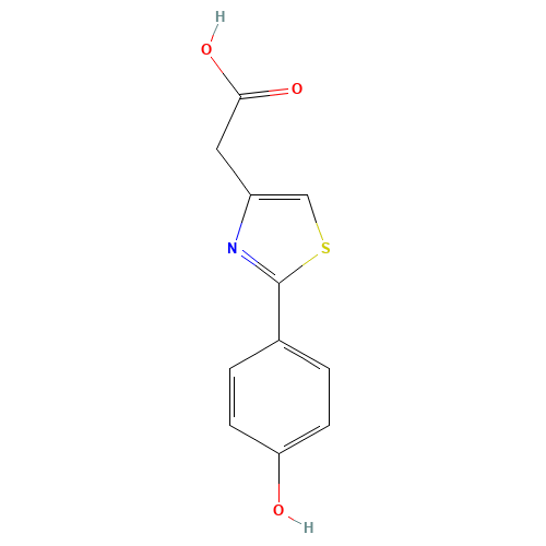 2-[2-(4-oxocyclohexa-2,5-dien-1-ylidene)-3H-1,3-thiazol-4-yl]acetic acid (CAS: 23551-34-0) - Related Chemical Product