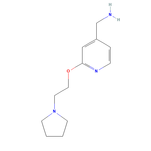 [2-(2-pyrrolidin-1-ylethoxy)pyridin-4-yl]methanamine (CAS: 1135492-12-4) - Related Chemical Product