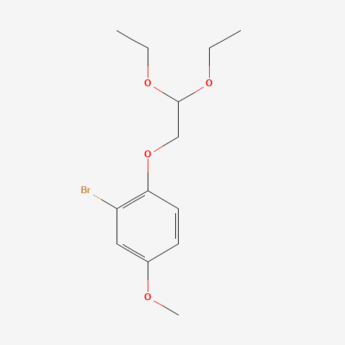 2-bromo-1-(2,2-diethoxyethoxy)-4-methoxybenzene (CAS: 1446091-54-8) - Related Chemical Product