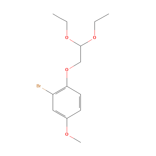 2-bromo-1-(2,2-diethoxyethoxy)-4-methoxybenzene (CAS: 1446091-54-8) - Related Chemical Product