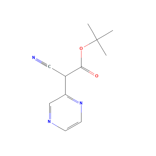 tert-butyl 2-cyano-2-pyrazin-2-ylacetate (CAS: 930395-88-3) - Related Chemical Product