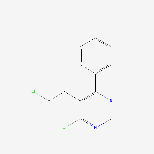 4-chloro-5-(2-chloroethyl)-6-phenylpyrimidine (CAS: 1456534-49-8) - Related Chemical Product