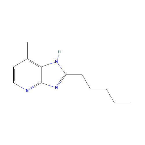 7-methyl-2-pentyl-1H-imidazo[4,5-b]pyridine (CAS: 133240-14-9) - Related Chemical Product