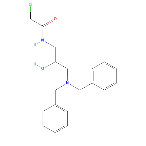 2-chloro-N-[3-(dibenzylamino)-2-hydroxypropyl]acetamide (CAS: 170799-34-5) - Related Chemical Product