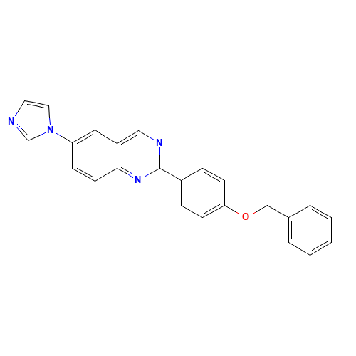 6-imidazol-1-yl-2-(4-phenylmethoxyphenyl)quinazoline (CAS: 1005032-11-0) - Related Chemical Product