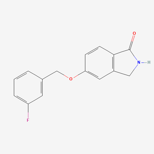 5-[(3-fluorophenyl)methoxy]-2,3-dihydroisoindol-1-one (CAS: 659737-45-8) - Related Chemical Product