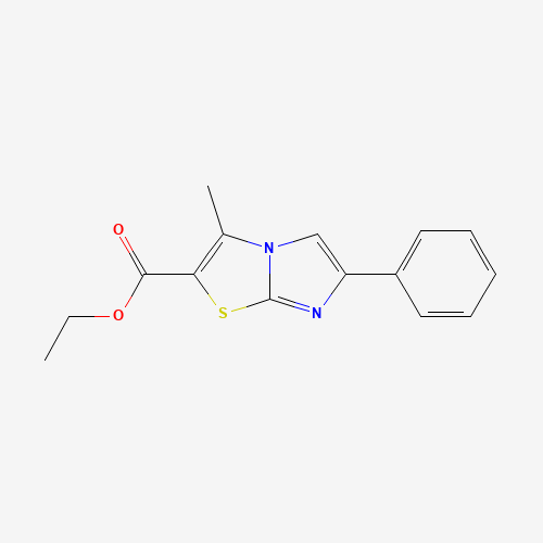 ethyl 3-methyl-6-phenylimidazo[2,1-b][1,3]thiazole-2-carboxylate (CAS: 74416-91-4) - Related Chemical Product