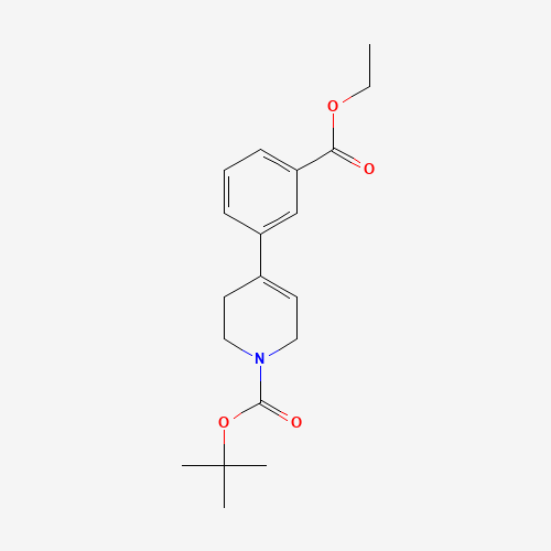 tert-butyl 4-(3-ethoxycarbonylphenyl)-3,6-dihydro-2H-pyridine-1-carboxylate (CAS: 782493-24-7) - Related Chemical Product