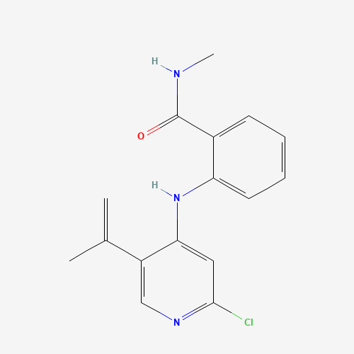 2-[(2-chloro-5-prop-1-en-2-ylpyridin-4-yl)amino]-N-methylbenzamide (CAS: 1224887-95-9) - Related Chemical Product