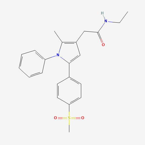 N-ethyl-2-[2-methyl-5-(4-methylsulfonylphenyl)-1-phenylpyrrol-3-yl]acetamide (CAS: 1005451-51-3) - Related Chemical Product