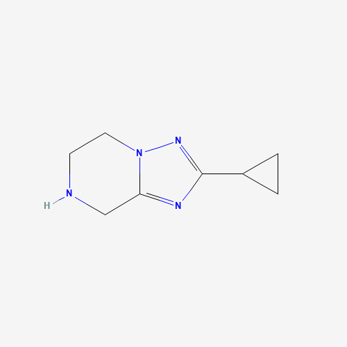 2-cyclopropyl-5,6,7,8-tetrahydro-[1,2,4]triazolo[1,5-a]pyrazine (CAS: 681249-78-5) - Related Chemical Product