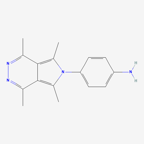 4-(1,4,5,7-tetramethylpyrrolo[3,4-d]pyridazin-6-yl)aniline (CAS: 378755-49-8) - Related Chemical Product