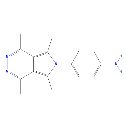 4-(1,4,5,7-tetramethylpyrrolo[3,4-d]pyridazin-6-yl)aniline (CAS: 378755-49-8) - Related Chemical Product