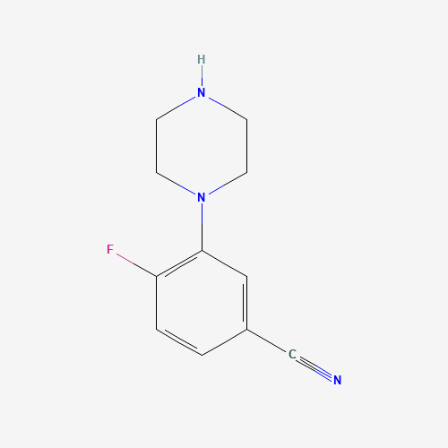 4-fluoro-3-piperazin-1-ylbenzonitrile (CAS: 929884-93-5) - Related Chemical Product