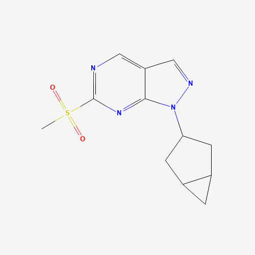 1-(3-bicyclo[3.1.0]hexanyl)-6-methylsulfonylpyrazolo[3,4-d]pyrimidine (CAS: 1365170-20-2) - Related Chemical Product