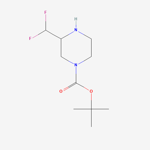 tert-butyl 3-(difluoromethyl)piperazine-1-carboxylate (CAS: 1240621-52-6) - Related Chemical Product