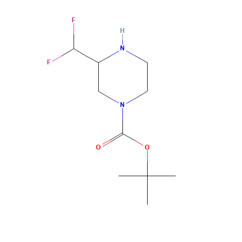 tert-butyl 3-(difluoromethyl)piperazine-1-carboxylate (CAS: 1240621-52-6) - Related Chemical Product