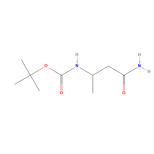 tert-butyl N-(4-amino-4-oxobutan-2-yl)carbamate (CAS: 143979-27-5) - Related Chemical Product