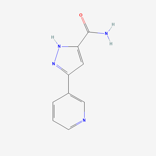 3-pyridin-3-yl-1H-pyrazole-5-carboxamide (CAS: 287494-01-3) - Related Chemical Product