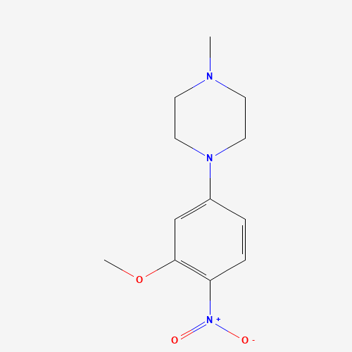 1-(3-methoxy-4-nitrophenyl)-4-methylpiperazine (CAS: 761440-26-0) - Related Chemical Product