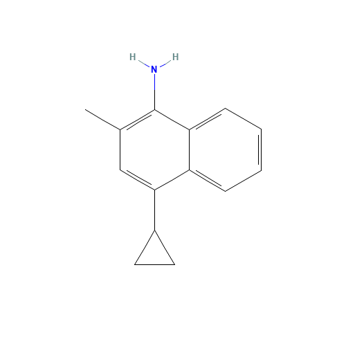 4-cyclopropyl-2-methylnaphthalen-1-amine (CAS: 878672-07-2) - Related Chemical Product