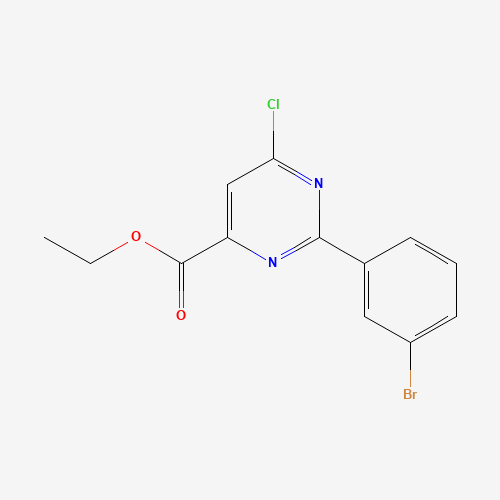 ethyl 2-(3-bromophenyl)-6-chloropyrimidine-4-carboxylate (CAS: 1263062-25-4) - Related Chemical Product