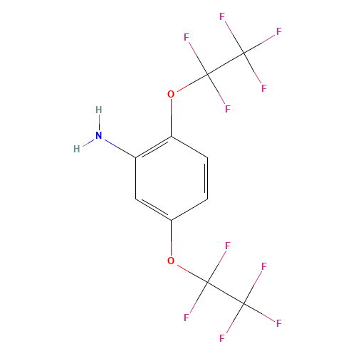 2,5-bis(1,1,2,2,2-pentafluoroethoxy)aniline (CAS: 34065-82-2) - Related Chemical Product