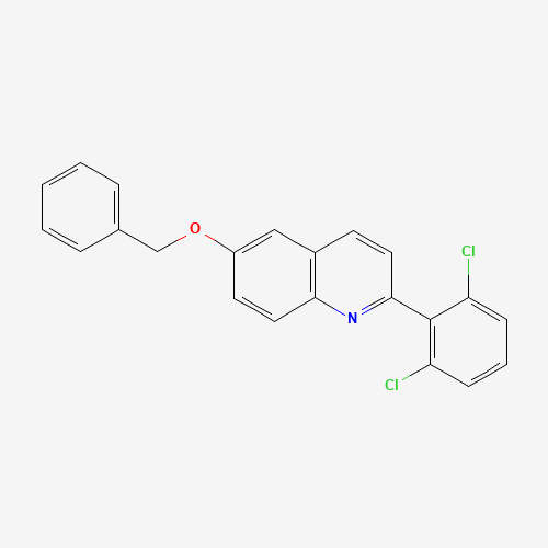 2-(2,6-dichlorophenyl)-6-phenylmethoxyquinoline (CAS: 623144-23-0) - Related Chemical Product