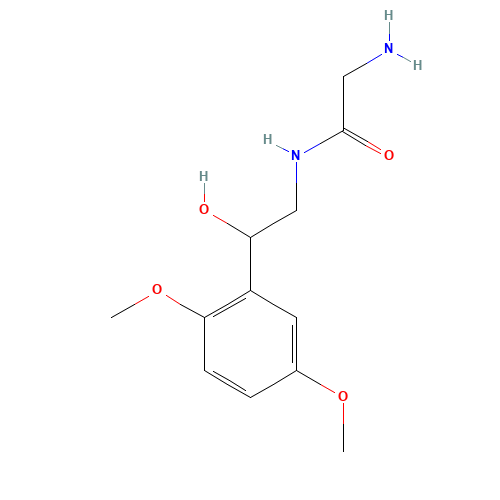 2-amino-N-[2-(2,5-dimethoxyphenyl)-2-hydroxyethyl]acetamide (CAS: 42794-76-3) - Related Chemical Product