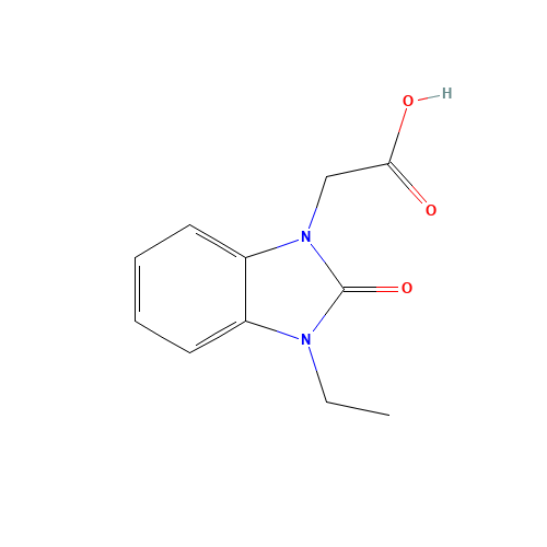 2-(3-ethyl-2-oxobenzimidazol-1-yl)acetic acid (CAS: 406944-97-6) - Related Chemical Product