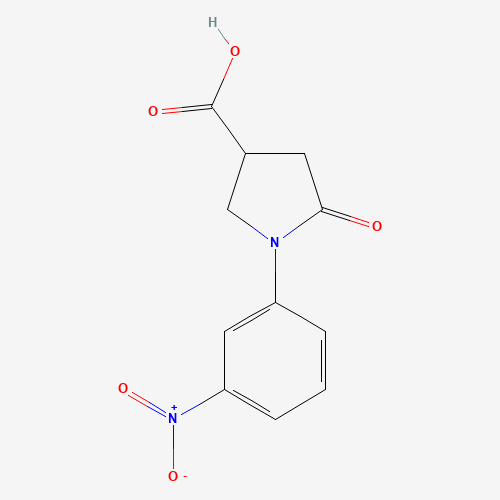 1-(3-nitrophenyl)-5-oxopyrrolidine-3-carboxylic acid (CAS: 345297-65-6) - Related Chemical Product