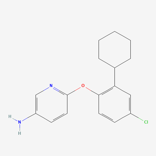 6-(4-chloro-2-cyclohexylphenoxy)pyridin-3-amine (CAS: 219866-01-0) - Related Chemical Product