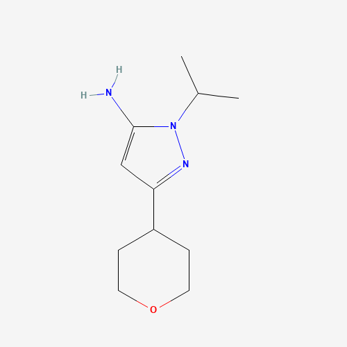 5-(oxan-4-yl)-2-propan-2-ylpyrazol-3-amine (CAS: 1462951-35-4) - Related Chemical Product