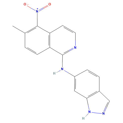 N-(1H-indazol-6-yl)-6-methyl-5-nitroisoquinolin-1-amine (CAS: 1446113-49-0) - Related Chemical Product