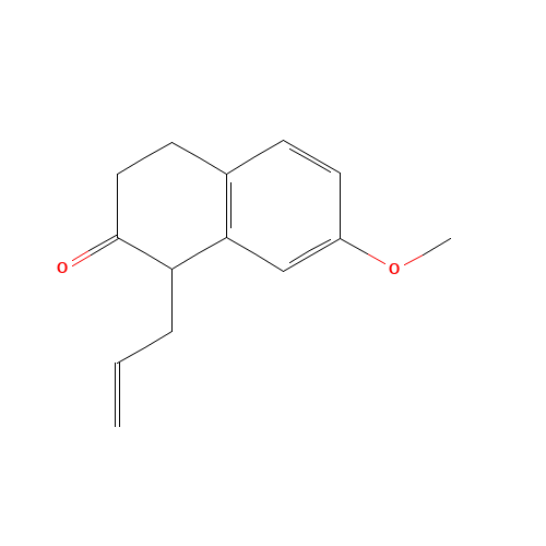 7-methoxy-1-prop-2-enyl-3,4-dihydro-1H-naphthalen-2-one (CAS: 29093-46-7) - Related Chemical Product