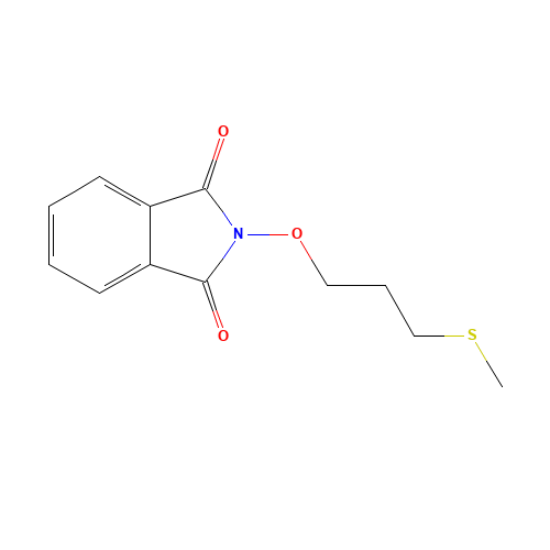 2-(3-methylsulfanylpropoxy)isoindole-1,3-dione (CAS: 874100-57-9) - Related Chemical Product