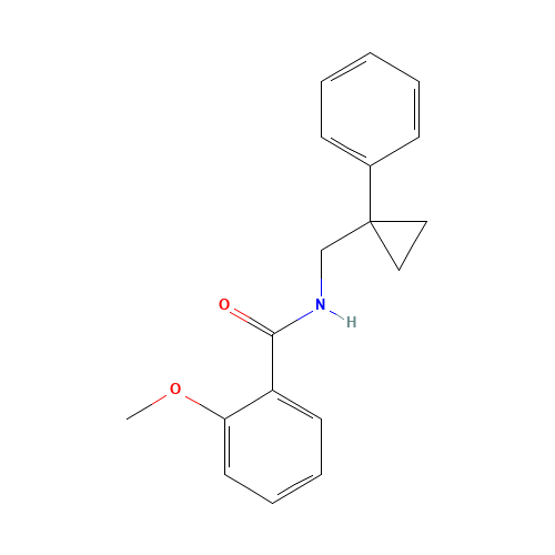 2-methoxy-N-[(1-phenylcyclopropyl)methyl]benzamide (CAS: 267404-25-1) - Related Chemical Product