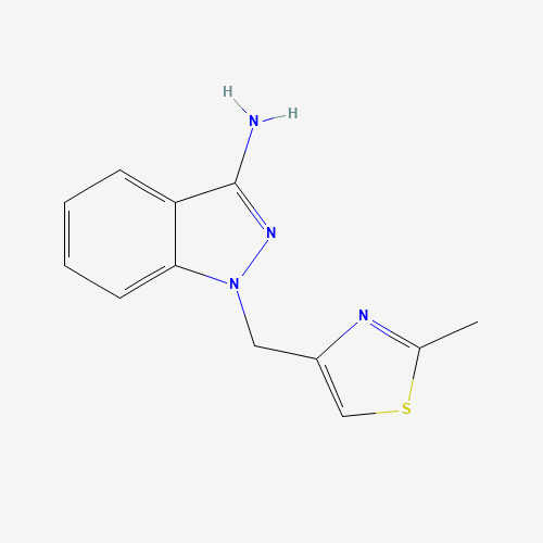 1-[(2-methyl-1,3-thiazol-4-yl)methyl]indazol-3-amine (CAS: 1372891-43-4) - Related Chemical Product