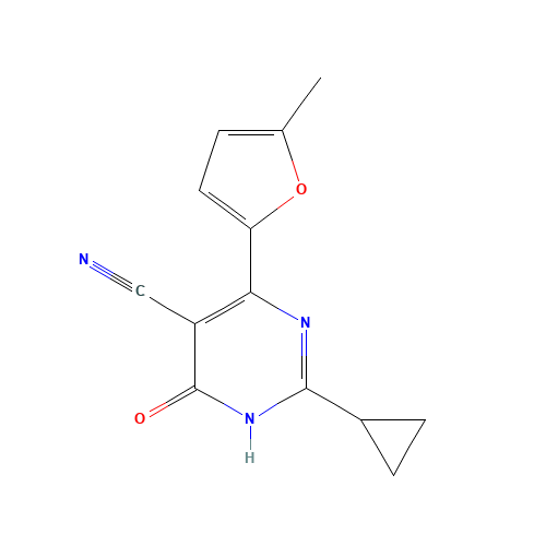 2-cyclopropyl-6-(5-methylfuran-2-yl)-4-oxo-1H-pyrimidine-5-carbonitrile (CAS: 1190976-90-9) - Related Chemical Product