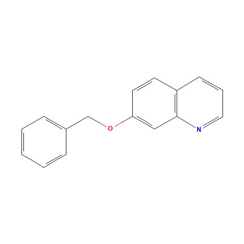 7-phenylmethoxyquinoline (CAS: 131802-60-3) - Chemical Structure and Molecular Formula 