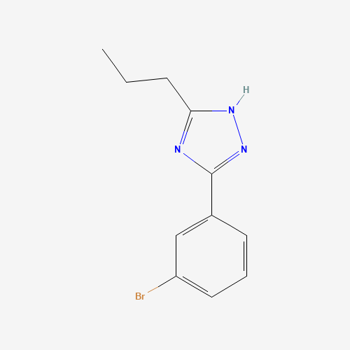 3-(3-bromophenyl)-5-propyl-1H-1,2,4-triazole (CAS: 1247833-59-5) - Related Chemical Product